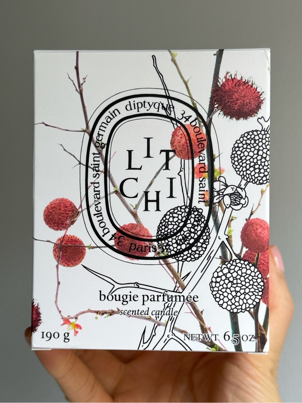Dyptique "Litchi" Candle 6.5 oz